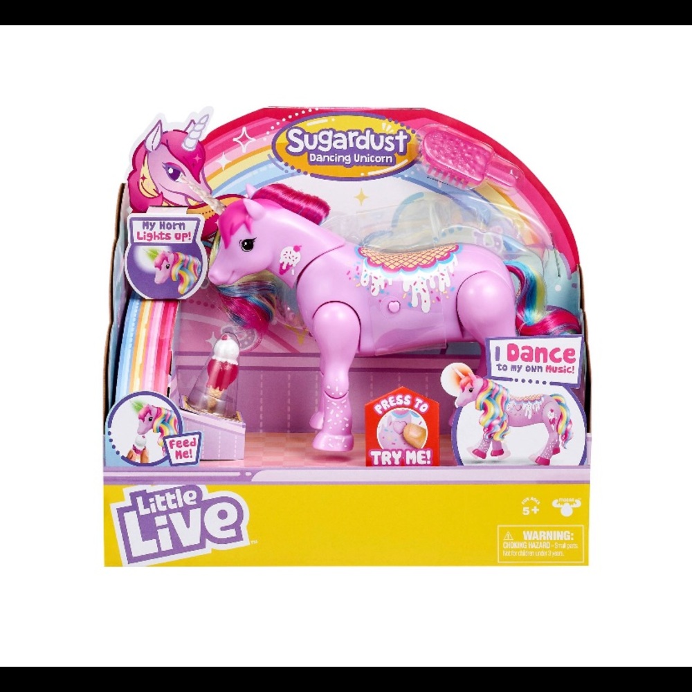 SOLD - Little Live Dancing Unicorn, Sugardust